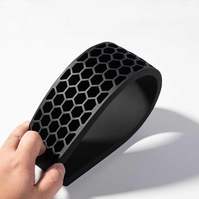 Ergonomic Silicone Wrist Rest for Keychron K10 / K10 Version 2 / C2 / C2 Pro,17.13" Honeycomb Non-Slip Palm Rest, 100% Full-Sized Mechanical Keyboards Support with Typing Pain Relief