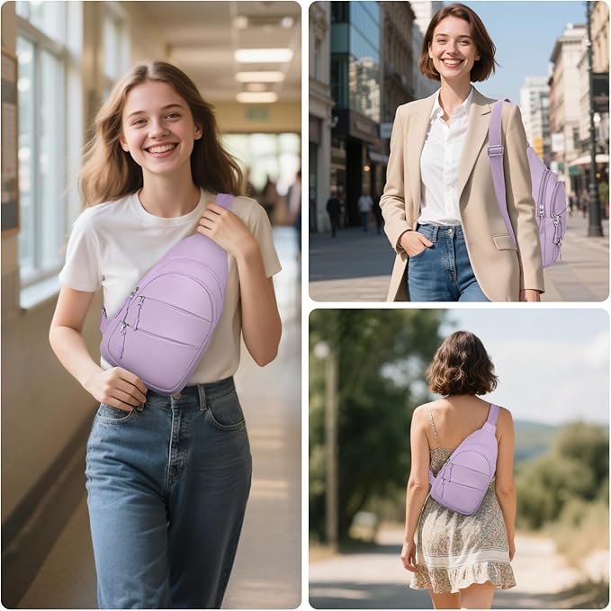 Tuwubi Crossbody Bags for Women, Sling Bag for Men | Small Hiking Backpack Shoulder Bag Lightweight for Outdoors Travel