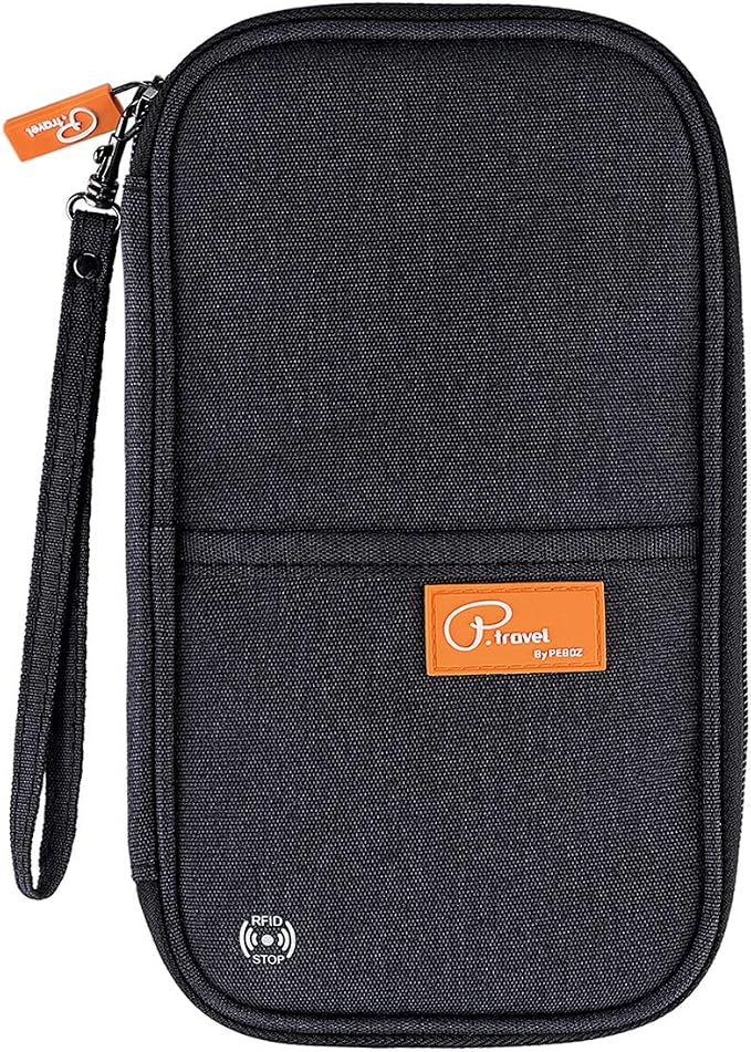 VanFn RFID Travel Passport Wallet, Family Passport Holder, Trip Document Organizer P.Travel Series