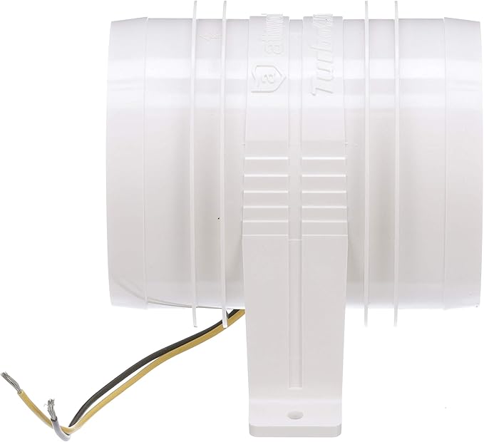 Attwood Turbo 4000 In-Line Bilge Blower 4 Inch 12V | High-output airflow supports efficient bilge ventilation and safety