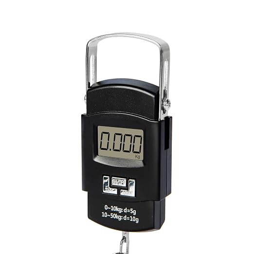Hyindoor Portable Luggage Scale 50kg/110lb Electronic Digital Suitcase Weight Scale Travel Bag Hanging Weighing Scale