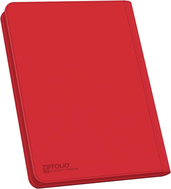 Ultimate Guard Zipfolio 320 – 16 Pocket Xenoskin Red