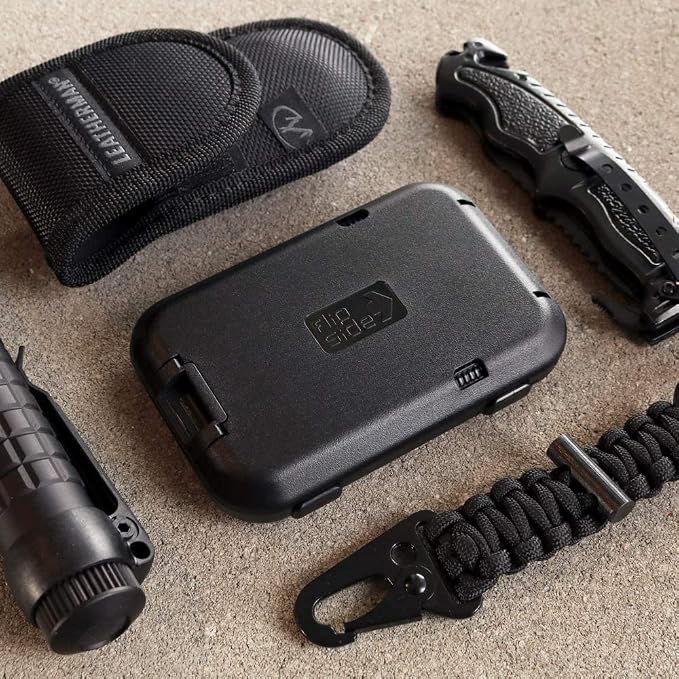 Flipside Wallets 4 RFID Blocking Wallet for Men with Removable Money Clip - Slim, Secure and Crush Resistant