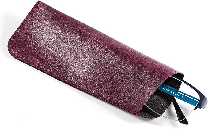 TRIUMPH VISION Reading Glasses Pouch Eyeglass Sleeve Soft Case Slim 3 Pack | Alternative to Bulky Case Lightweight，Neoprene Lined Padded Protect Optical lens Slip in, Cute Pattern Portable for Daily Use