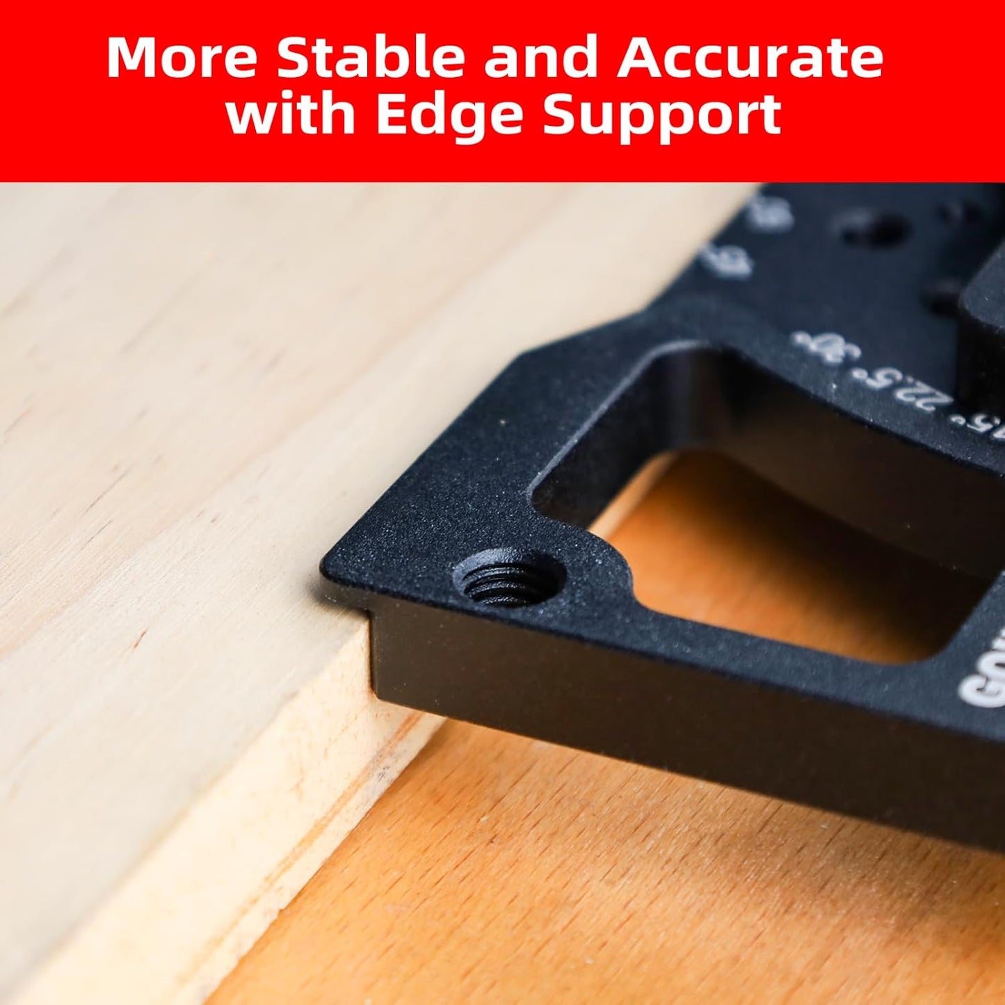 Adjustable Angle Track Saw Square with -60° to 60° Quick Positive Angle Stop,Guide Rail Square,Protractor,90 Degree Right Angle Rail Square Guide Compatible with Festool and Makita