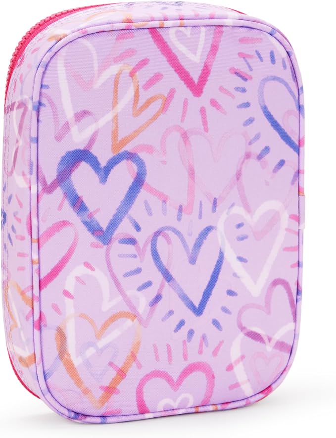 Kipling Women's 100 Pens Printed Case, Organize Accessories, Art Supplies, Makeup, Travel Organizer