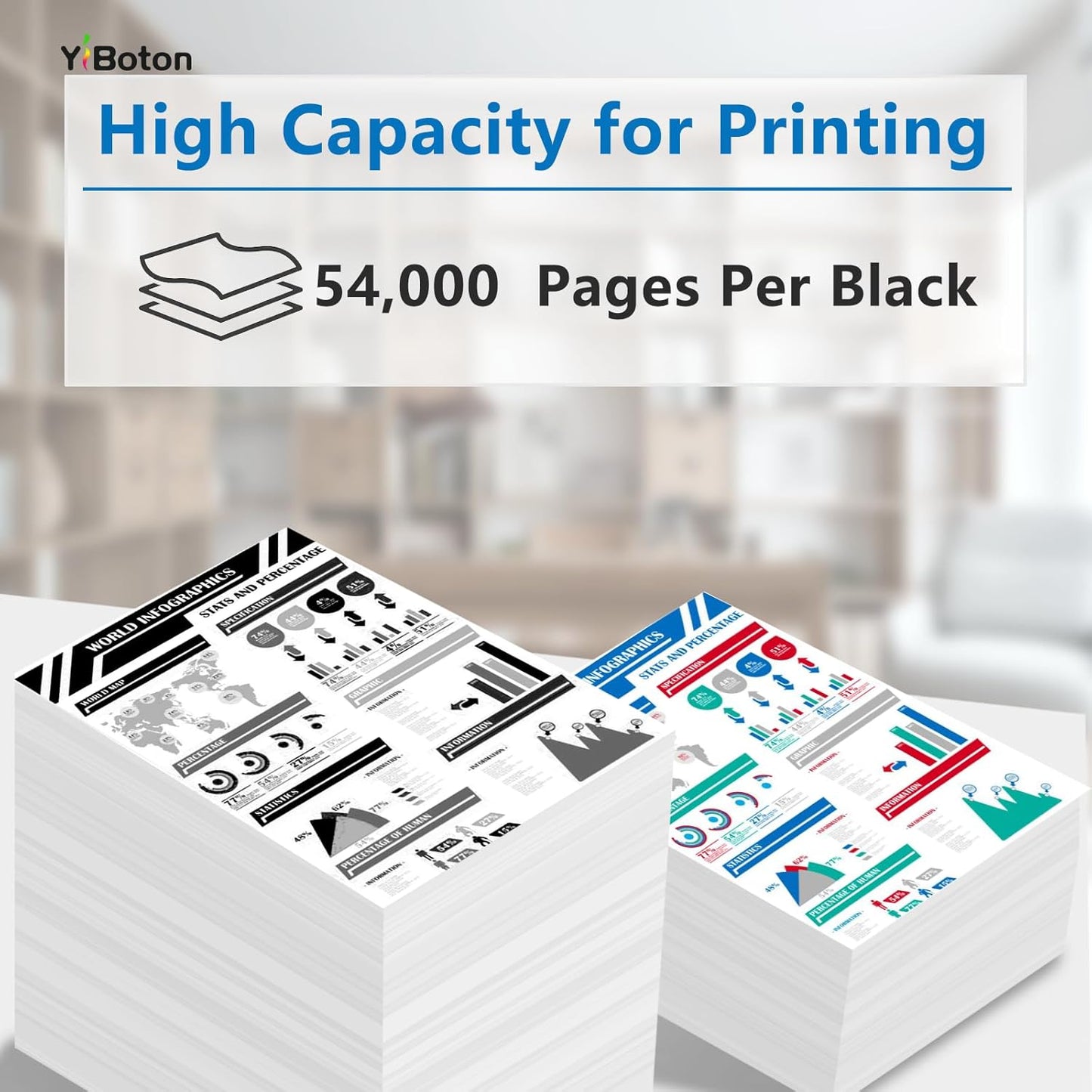 T03 Black Toner Cartridge 2725C001AA (with Chip) Compatible for Canon ImageRunner Advance 525iF 525iFZ 615iF 615iFZ 715iF 715iFZ DX527iF 527iFZ 617iF 617iFZ 717iF DX529iF 529iFZ 619iF 619IFZ Printer