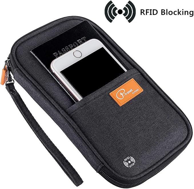 VanFn RFID Travel Passport Wallet, Family Passport Holder, Trip Document Organizer P.Travel Series