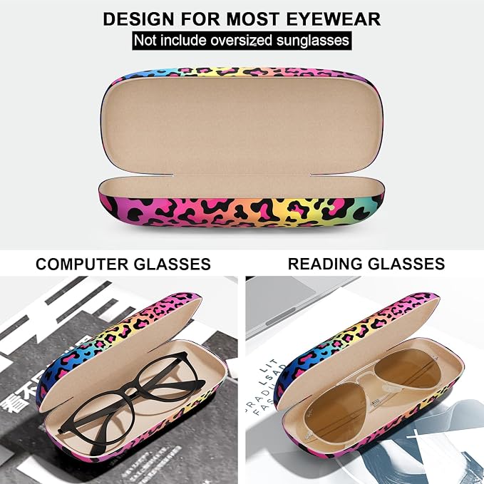 Eyeglasses Case, Hard Shell Protective Case for Glasses, Unisex for Women Men