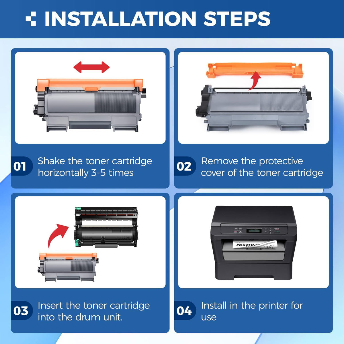 DR420 Drum Unit(Not Toner)Replacement Compatible for Brother DR420 DR-420 Imaging Drum HL-2270DW HL-2280DW HL-2230 MFC-7360N MFC-7860DW DCP-7065DN Intellifax 2840 2940 MFC-7240 HL-2240D Printer 2-Pack