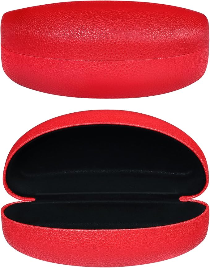 molshine Hard Shell Sunglasses Case,Classic Large Glasses Case for Sunglass,Eyeglasses with Cleaning Cloth,Pouch