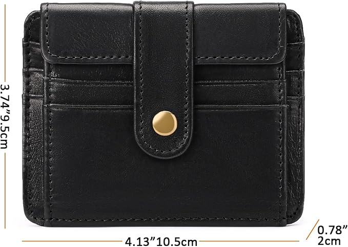 Wallets for Men Genuine Leather Mens Wallet with Coin Pocket