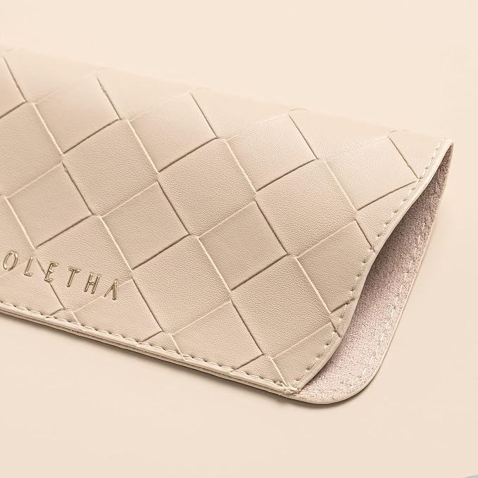 OLETHA Aesthetic Soft Glasses Case, Slip-in Design