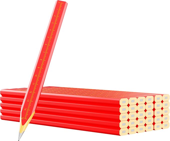 KR. LIF 110 PCS Construction Carpenter Pencils, Carpenter Marking Pencil for Woodworking Concrete Scriber Marking Tool pica pencils(110)