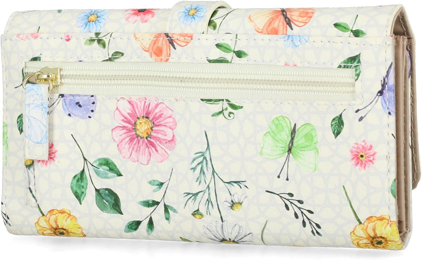 Mundi File Master Womens RFID Blocking Wallet Clutch Organizer With Change Pocket