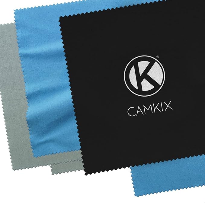 CamKix Camera Lens Cleaning Kit, Air Blower, 2-in-1 Lens Cleaning Pen | Cleaning Brush, Empty Spray Bottle, Lens Cleaning Paper Tissues and 5 Microfiber Cloths; No Liquid Included.