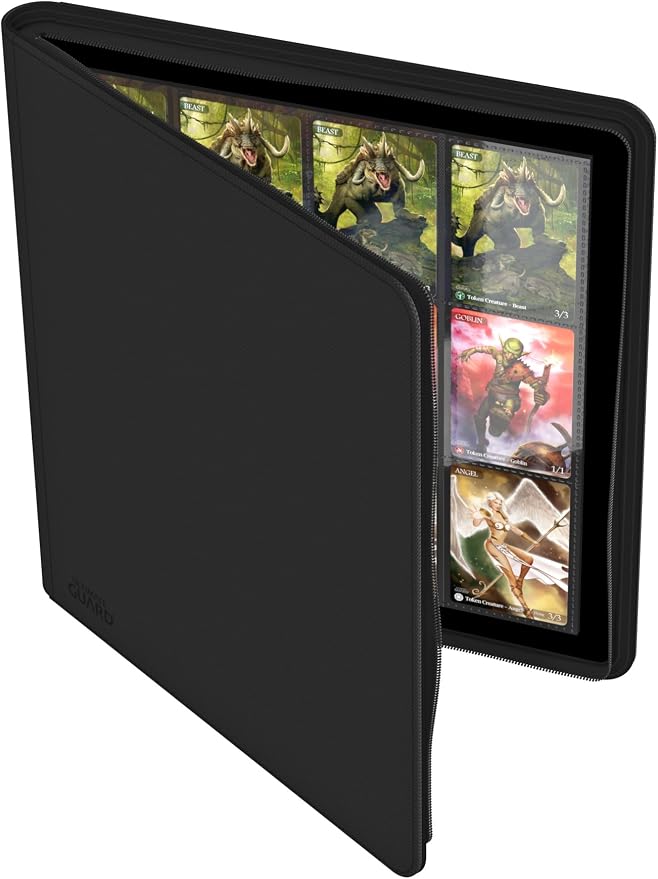 Ultimate Guard Zipfolio 480 – 24 Pocket XenoSkin (Quadrow) Black