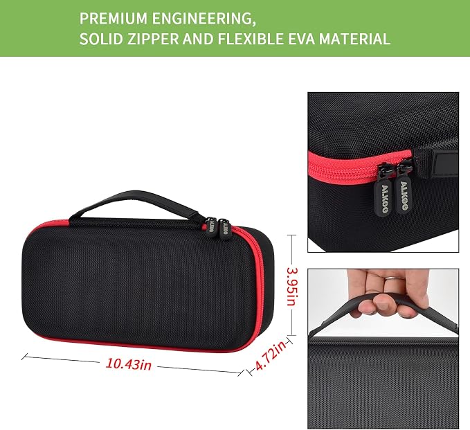 ALKOO Premium 900+ Trading Card Carrying Case - Hard Shell TCG Travel Storage Bag with Dividers & Shoulder Strap - Holds 900+ Sleeved Cards or Deck Boxes - Compatible with MTG & Sports Cards