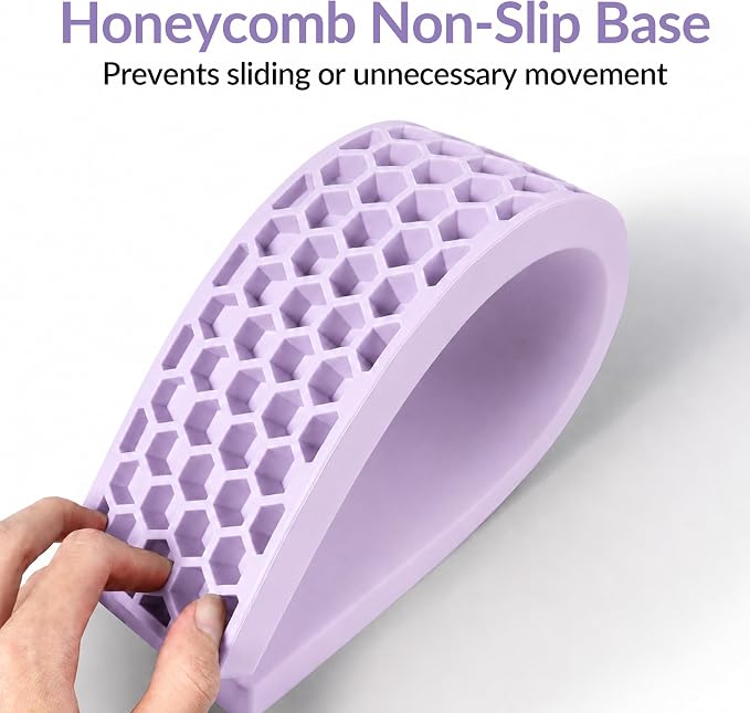Keychron Silicone Wrist & Palm Rest, 17.6" Full Size for K10 Pro / K10 Max / Q6 / Q6 Pro / Q6 Max / Q6 HE / V6 / V6 Max / C4 HE, Washable, Non-Slip Base, Typing Support, Light Purple