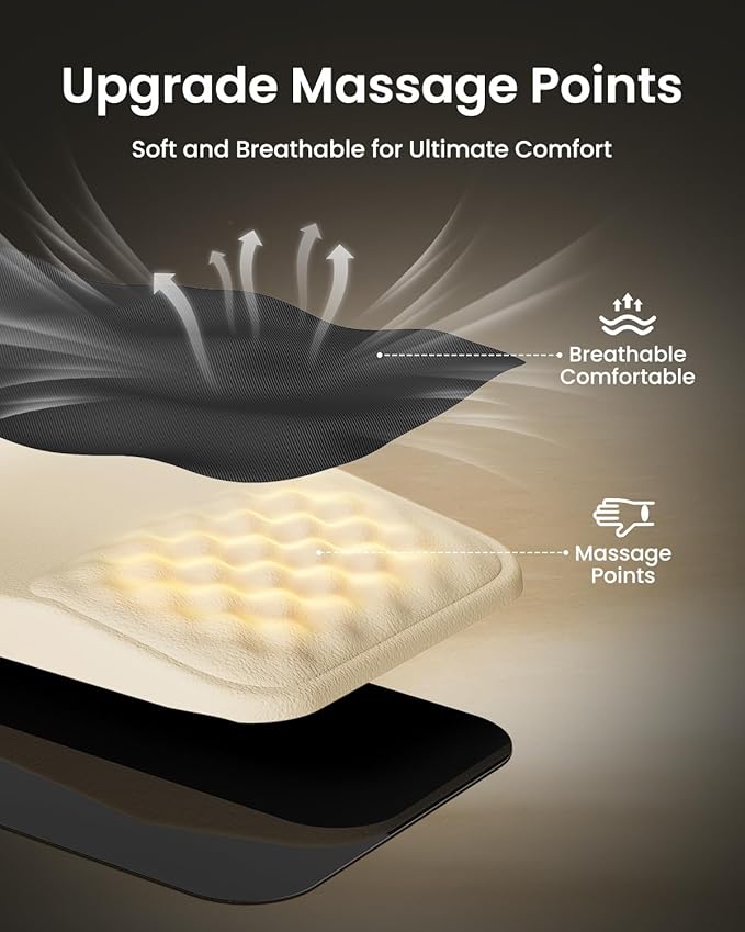 ProtoArc MP50 Ergonomic Mouse Pad with Wrist Support, Lycra Surface, Black | 8° slope & massage points, soft memory foam, Large 12x8 Inches, Non-slip base. Relieves wrist strain for office & home