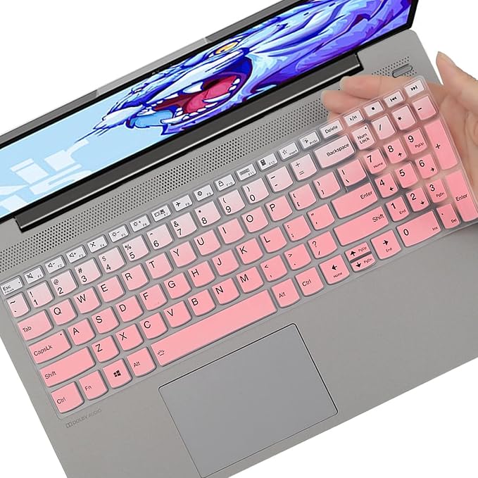 Keyboard Cover for Lenovo Ideapad Flex 5 5i 15.6" 16", IdeaPad Slim 5 5i/Slim 3 3i 15.6" 16", Ideapad Flex 5/5i 15.6" 16", Lenovo Yoga 7 7i 15.6 16, Yoga Slim 7 15.6, Ideapad 3/Ideapad 5 15.6 17.3