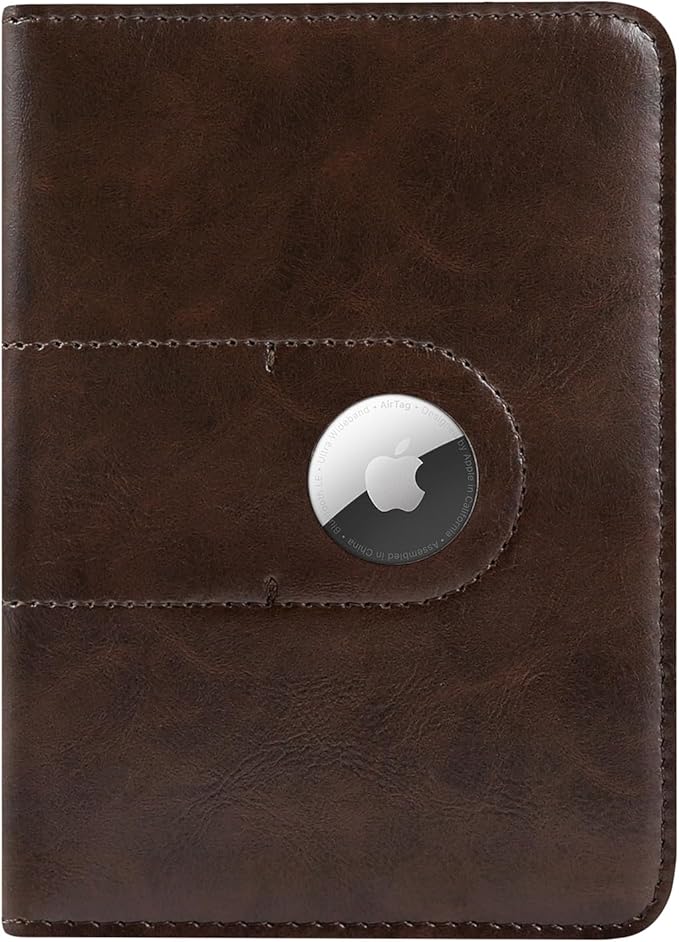 ILIYAH-Passport Cover-Passport Holder Travel Wallet-RFID Blocking Passport Case Travel Accessories Card Holder Wallet Unisex Travel Gifts (Coffee)