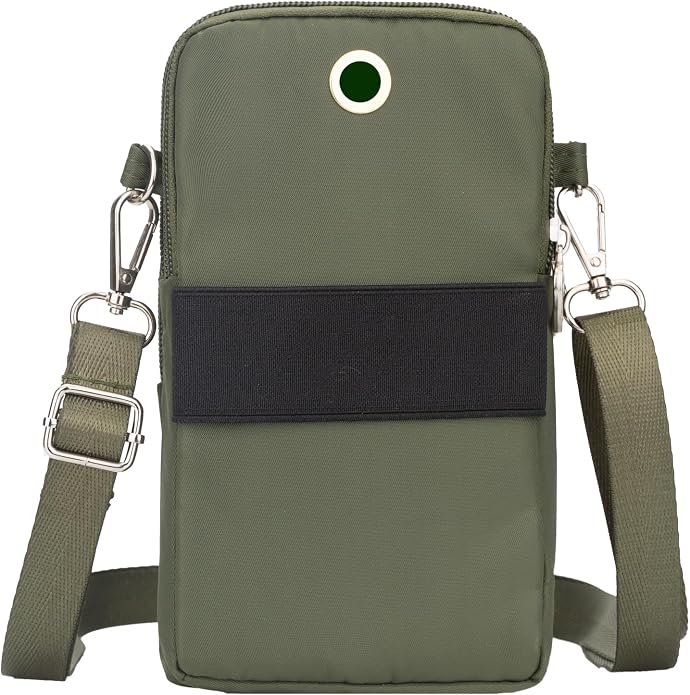 Small Crossbody Bag for Women - Mini Phone Purses with Crossbody Strap and Wallet - Nylon Arm Bag