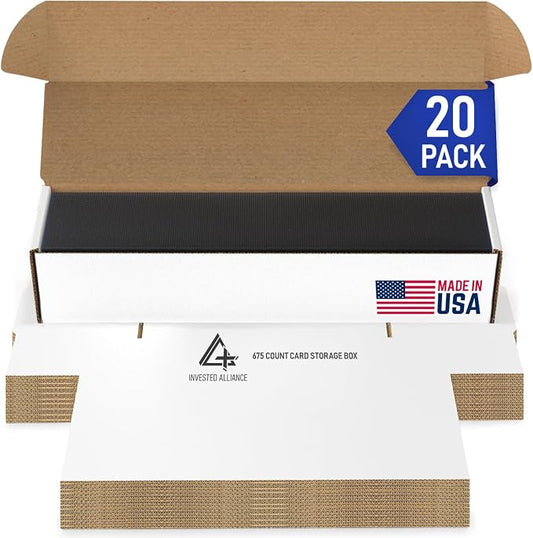 Premium Trading Card Box Storage For Sports, Baseball, Football, Basketball, MTG & TCG Collector | Baseball Card Storage Boxes & Organizer For Magic Sorter Bulk. Sports Holder For Collection.