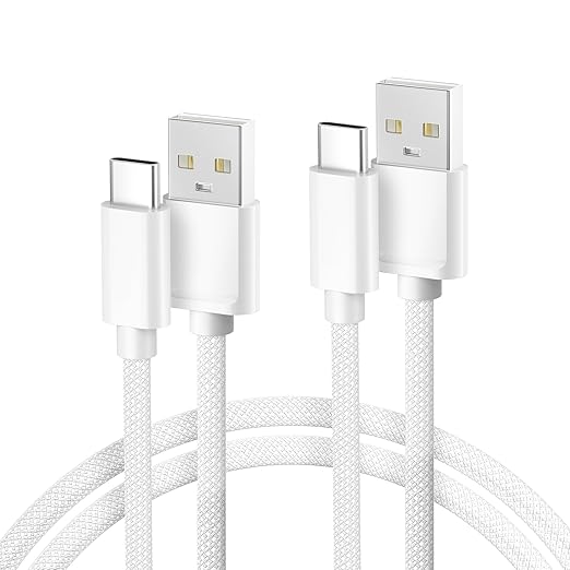 Basesailor Car Carplay Cable for iPhone 17 16 Pro Max,USB A to USB C Car Charger Cord 3.3FT 2Pack for iPad Pro 10th Mini 7th 6th Air 5th 4th Generation,Samsung S24 S23 S22 S21 FE Plus Ultra,A52 A53