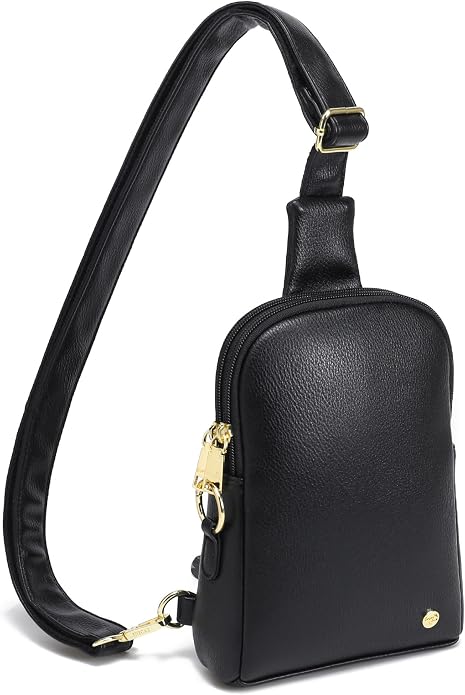 Lightweight Small Crossbody Sling Bag for Women | Mini Travel Purse,Multi-pocket with Card Slots,Durable Vegan Leather,Everyday Carry
