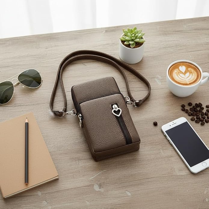 Small Crossbody Bag for Women - Mini Phone Purses with Crossbody Strap and Wallet - Nylon Arm Bag