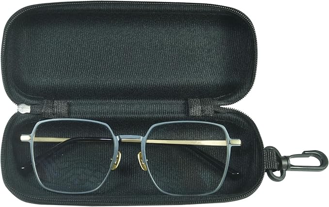 Unisex Semi-Hard Shell Eyeglasses Cases(3 Pack), Protective Case For Glasses