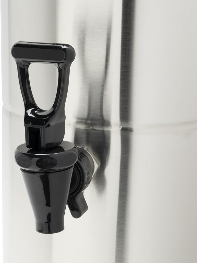 Winco 3gal Slim Iced Tea Dispenser, S/S