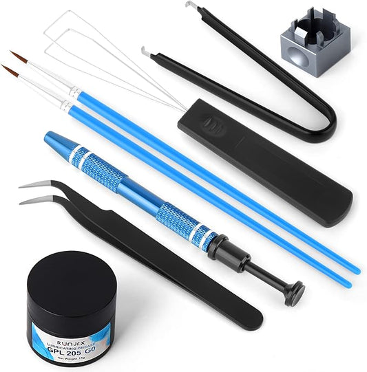 RUNJRX Keyboard Switch Lube Kit GPL 205G0 0.53oz/15g, Switch Opener for Cherry MX TTC Holy Pandas Switch,Switch Lube Tools for Gaming Keyboard
