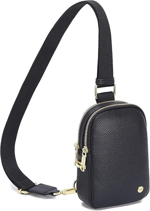 Lightweight Small Crossbody Sling Bag for Women | Mini Travel Purse,Multi-pocket with Card Slots,Durable Vegan Leather,Everyday Carry