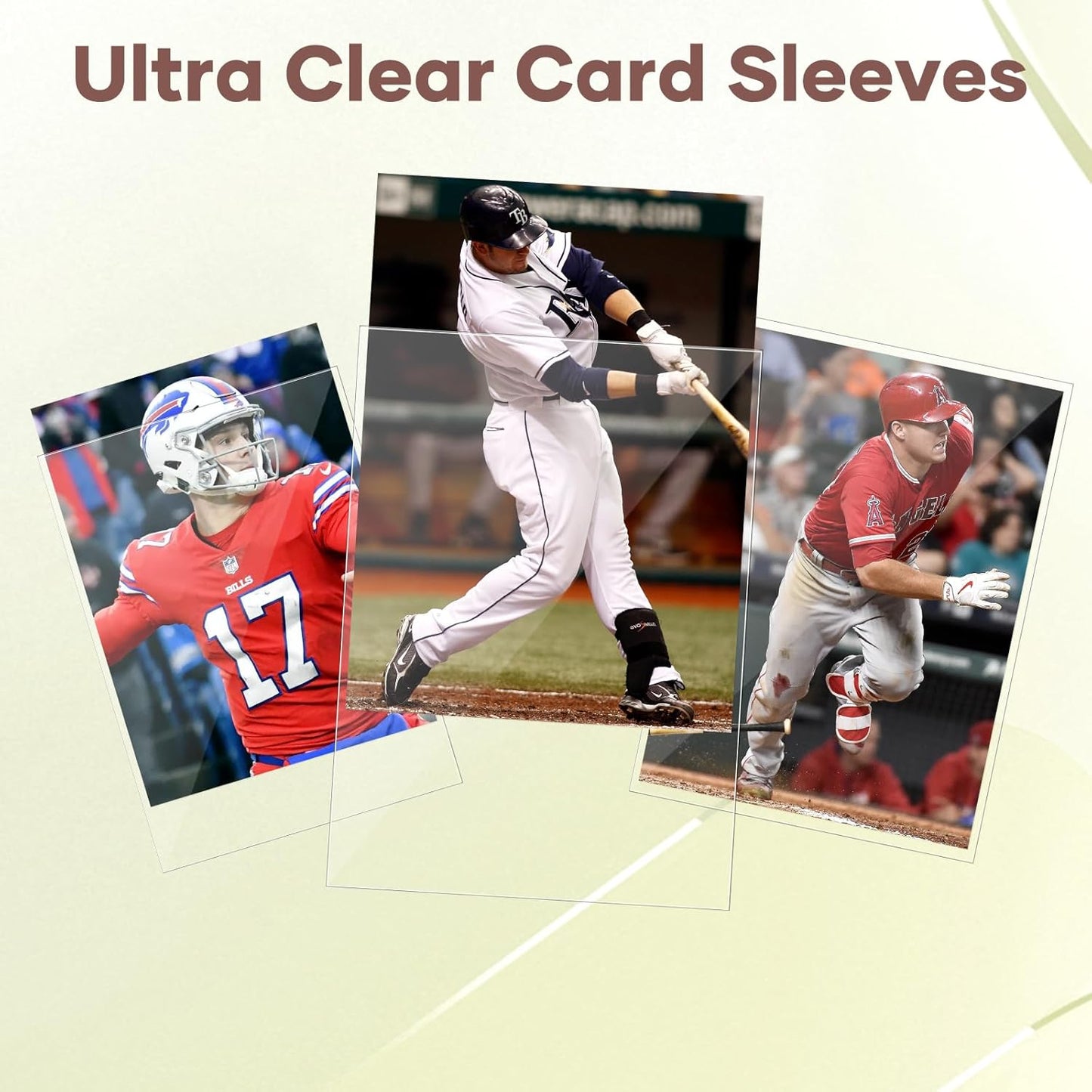 Mlikero 600 Count Card Sleeves, Clear Soft Trading Card Sleeves, Polypropylene (PP), Fit for MTG, TCG, Baseball, Football, Game Cards