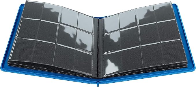 Gamegenic Blue 24-Pocket Zip-Up Album, 480 Card Capacity