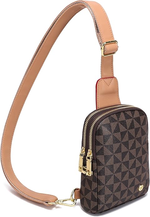 Lightweight Small Crossbody Sling Bag for Women | Mini Travel Purse,Multi-pocket with Card Slots,Durable Vegan Leather,Everyday Carry