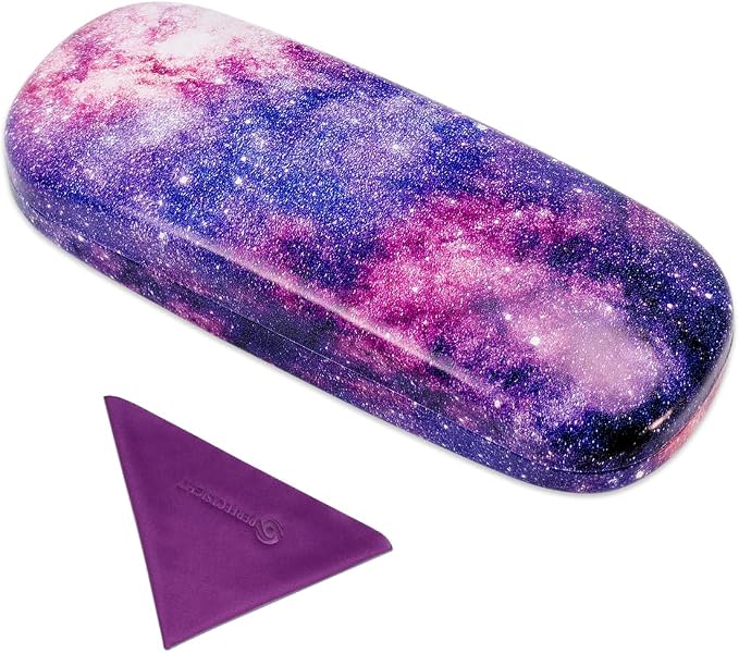 PERFECTSIGHT Hard Shell Eyeglasses Case, Kawaii Protective Glasses Case for Kids, Cute Eyeglass Case for Women Men Girls