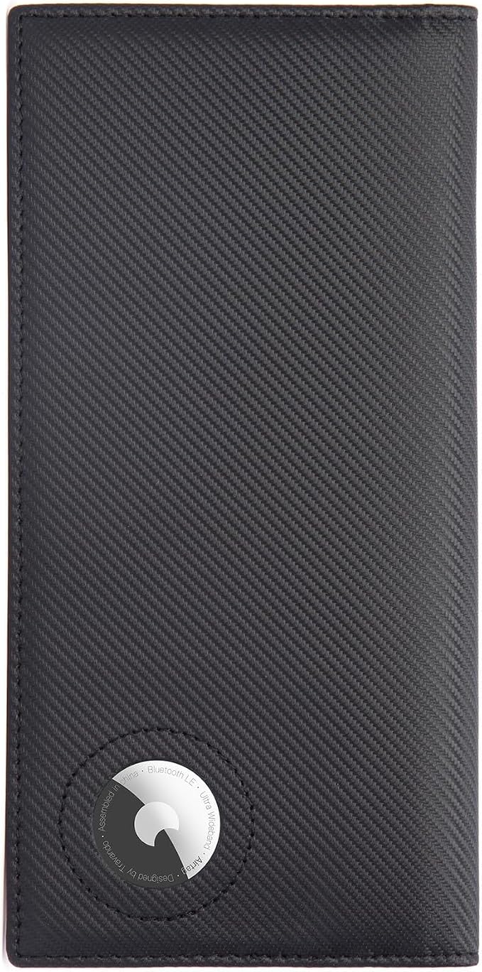 BISON DENIM Long Wallet for Men, RFID Leather Bifold, 12 Card Slots, Blue | mens long bifold wallet checkbook billfold credit card holder id window zipper coin pocket slim cowhide purse organizer