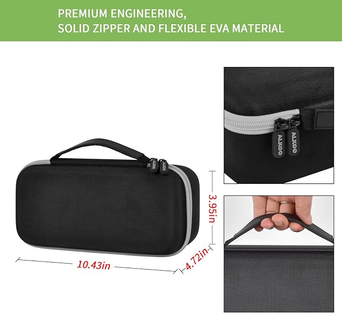 ALKOO Premium 900+ Trading Card Carrying Case - Hard Shell TCG Travel Storage Bag with Dividers & Shoulder Strap - Holds 900+ Sleeved Cards or Deck Boxes - Compatible with MTG & Sports Cards