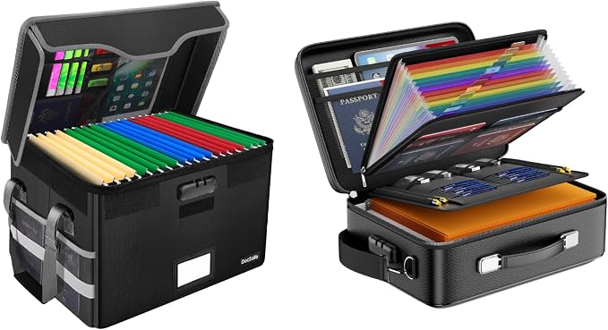 DocSafe Hard Case Fireproof Document Box Set