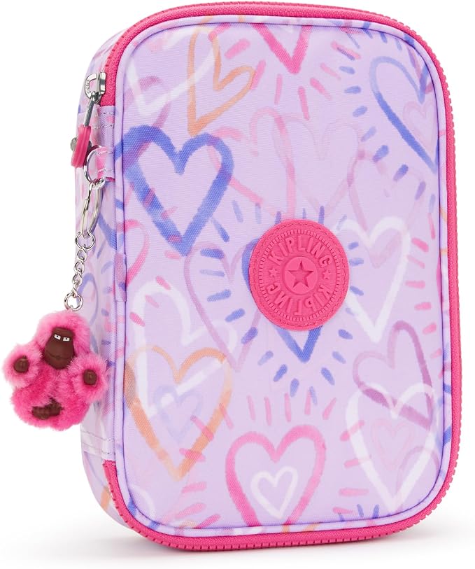 Kipling Women's 100 Pens Printed Case, Organize Accessories, Art Supplies, Makeup, Travel Organizer