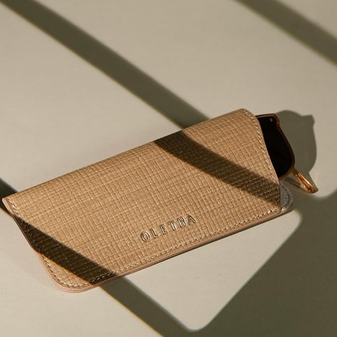 OLETHA Aesthetic Soft Glasses Case, Slip-in Design