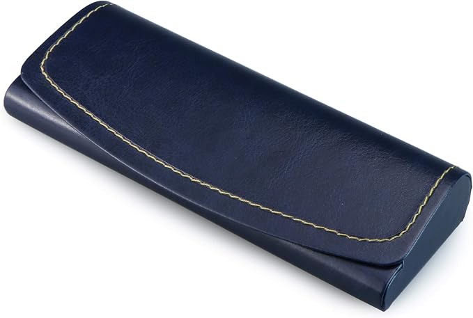 LifeArt Eyeglass Case Hard Shell, Portable Sunglass Case, Fashionable PU Leather Eyeglass Case, Lightweight