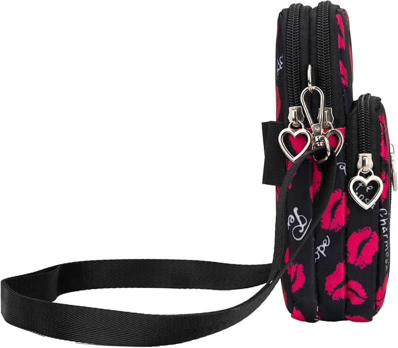 Small Crossbody Bag for Women - Mini Phone Purses with Crossbody Strap and Wallet - Nylon Arm Bag