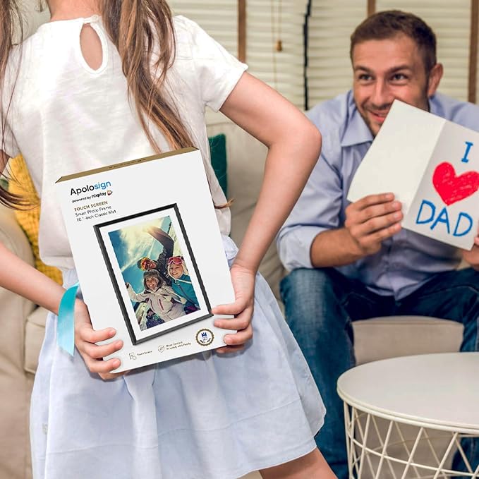 Digital Picture Frame Powered by Nixplay 10.1", Share Photos/Videos via Nixplay App or Email, WiFi Digital Photo Frame with Easy Setup, Support Alexa, Free Cloud Storage, Auto Rotate, Gifts for Mom