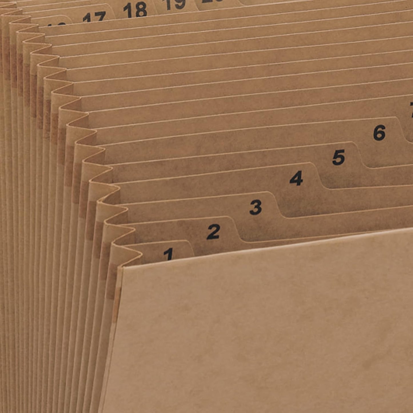 Smead Expanding File with Flap and Cord Closure, 31 Pockets, Daily (1-31), Letter Size, Kraft (70168), (Pack of 6)