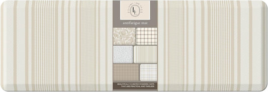 Anti Fatigue Mat by Laurel Lane Co. – Designer Anti Fatigue Mats for Kitchen Floor, Kitchen Mats for Floor, Desk Mat – Cushioned 0.75" Thick – Stain Resistant – Non-Skid Bottom – 20" x 60"