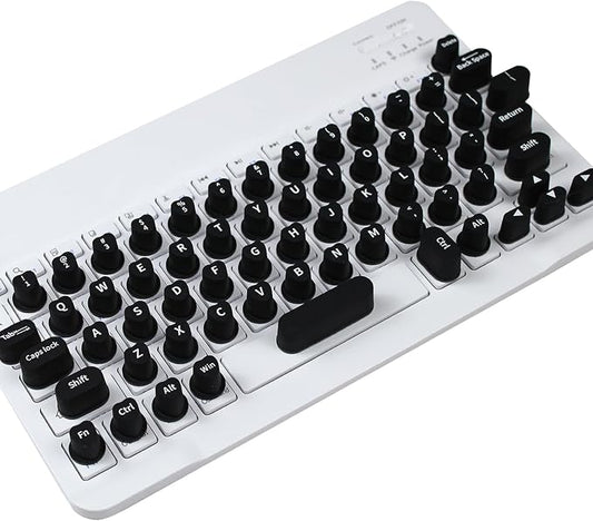 Keyboard Cover for Long Nails, Acrylic Gel Nails - Silicone Keyboard Protector Skin with Raised Keys for Typing and Gaming, Compatible with MacBook Pro/Air 13"/14"/15"/16" 2020-2025 (Black)